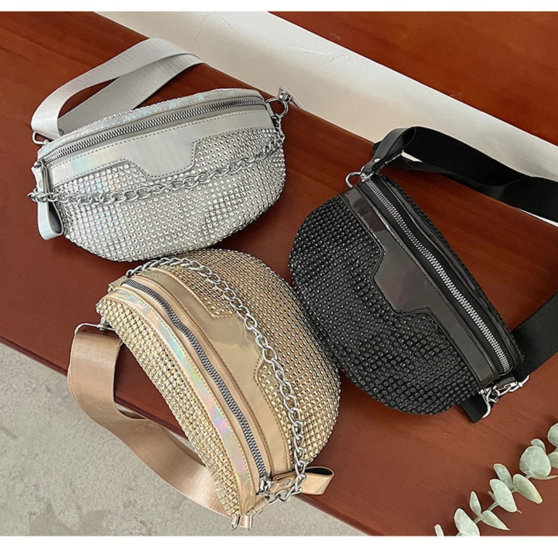 Rhinestone crossbody bag