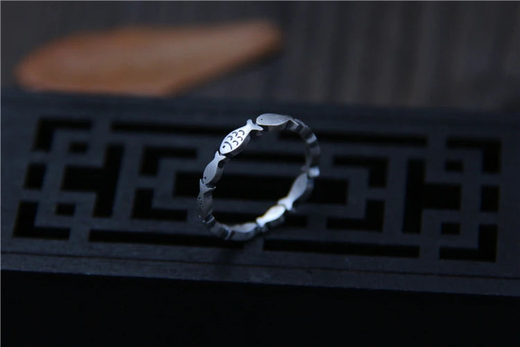 Real S 999 silver ring